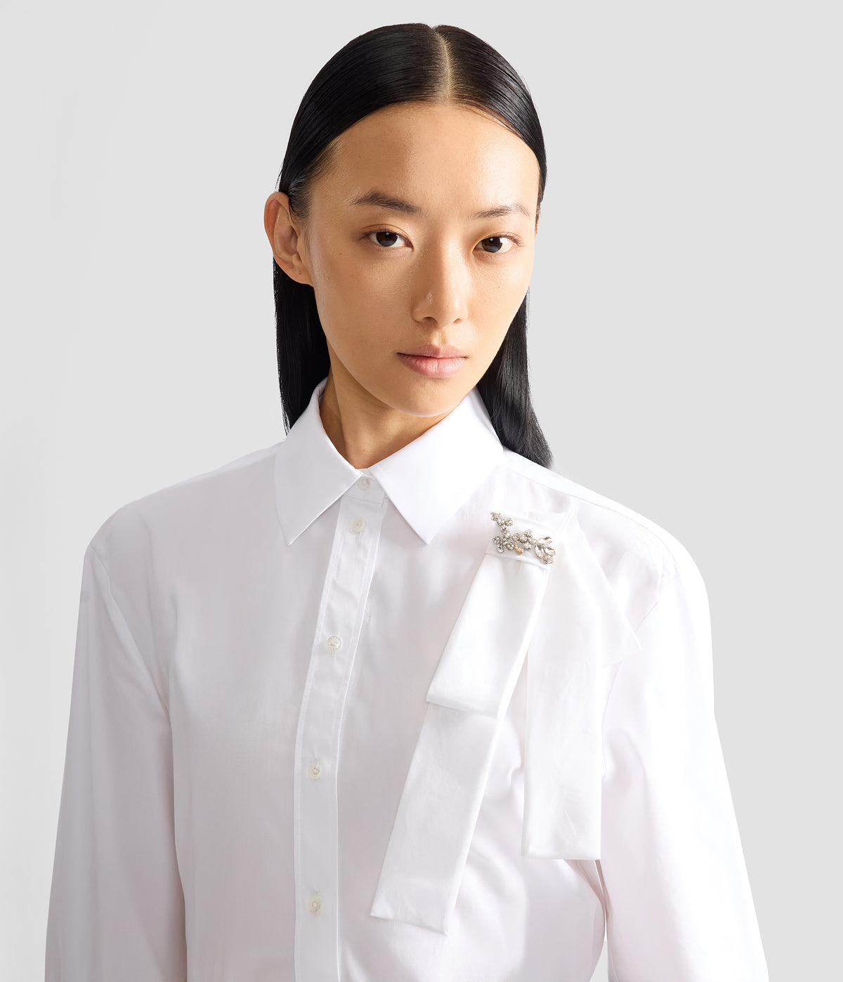Cotton Poplin Long Sleeve Shirt