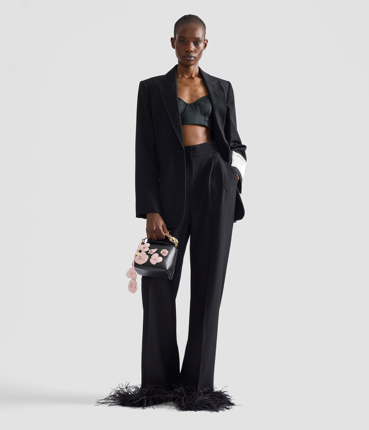 Grain De Poudre Wide Leg Trouser