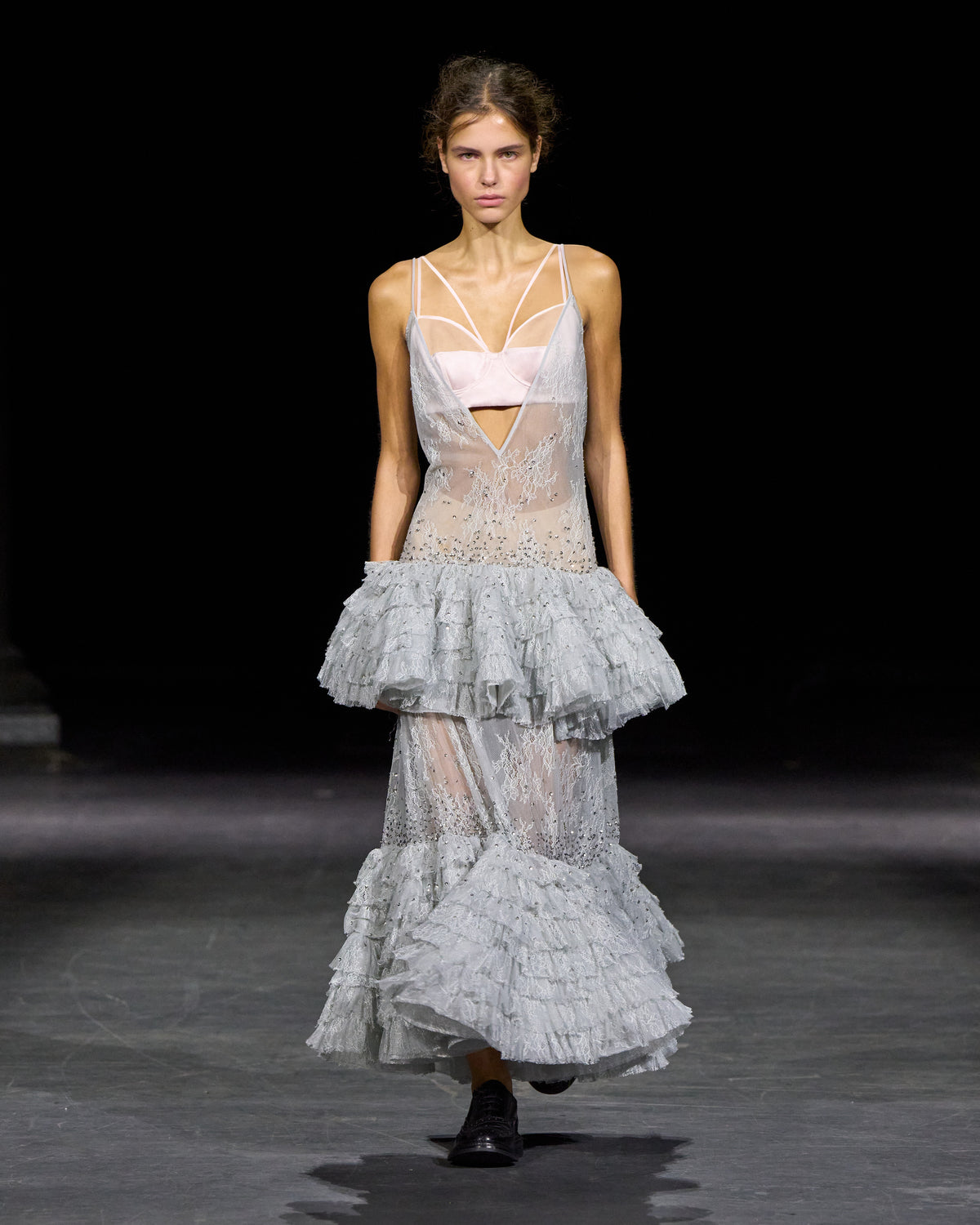 Embroidered Lace Dress