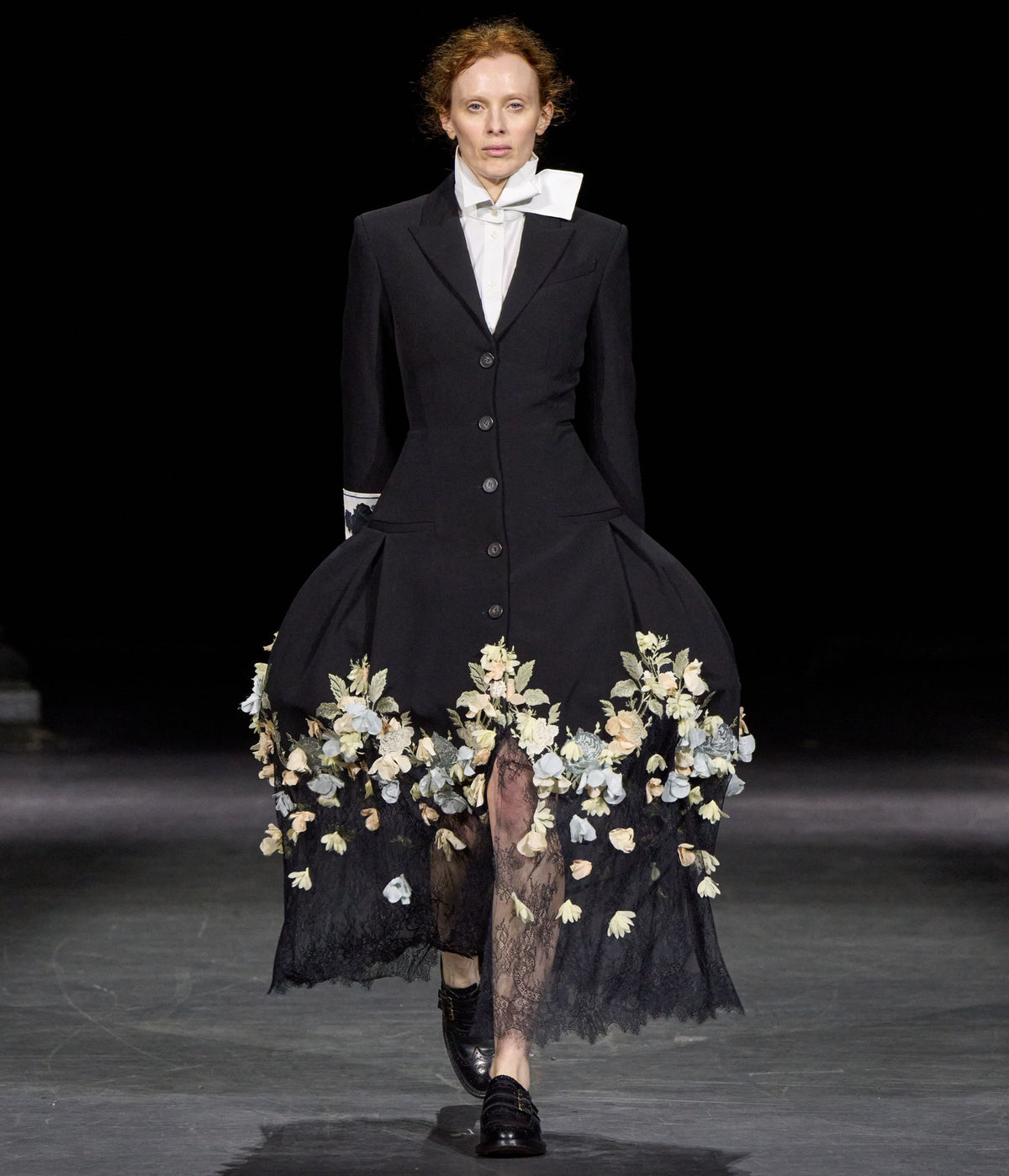 Embroidered Tailored Coat