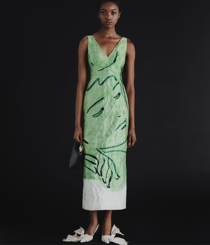 Sleeveless Midi Cocktail Dress