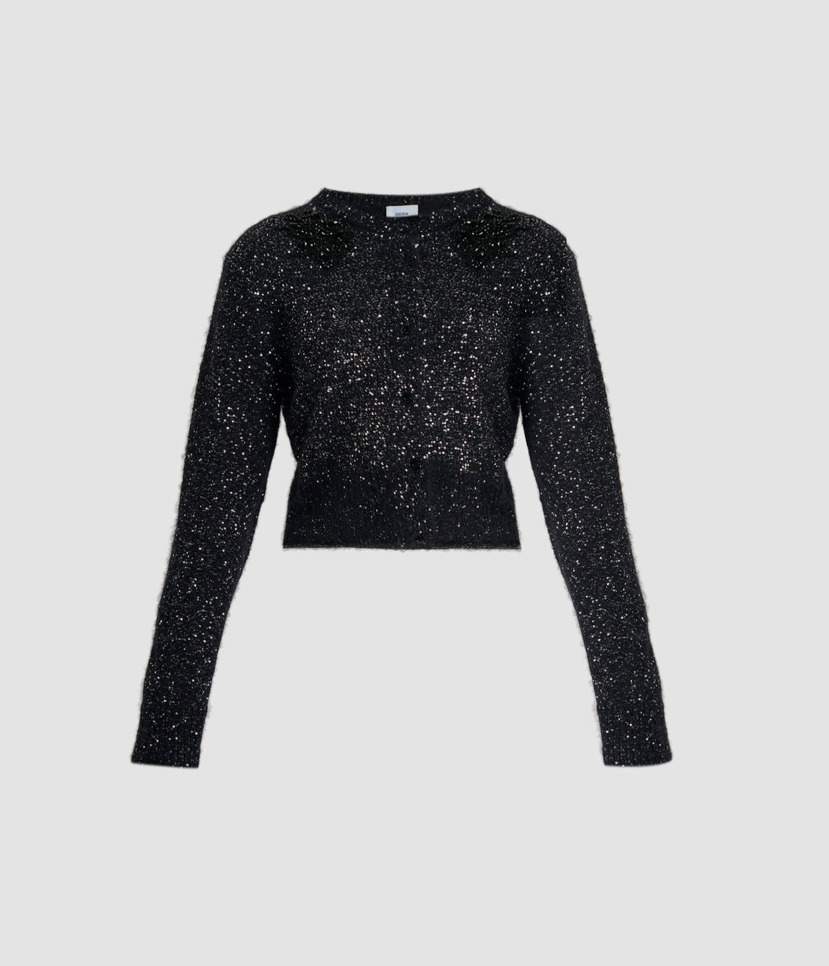 Embellished Sequin Cropped Cardigan