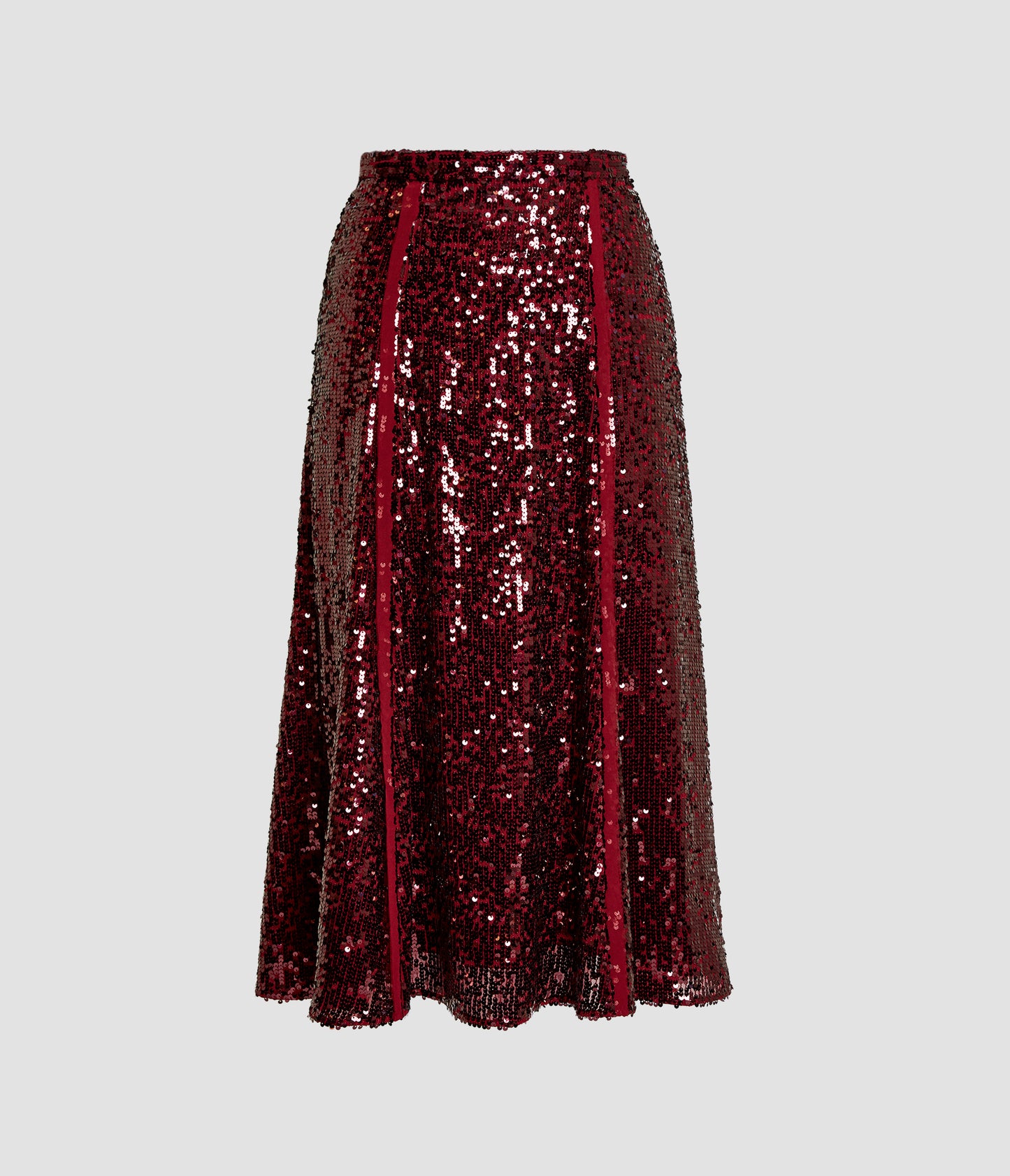 Sequin A Line Midi Skirt