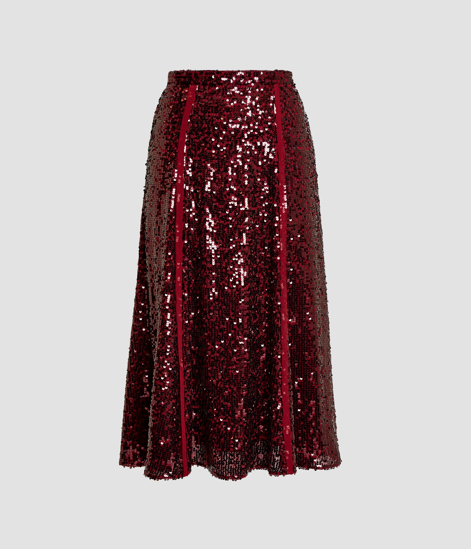Sequin A Line Midi Skirt