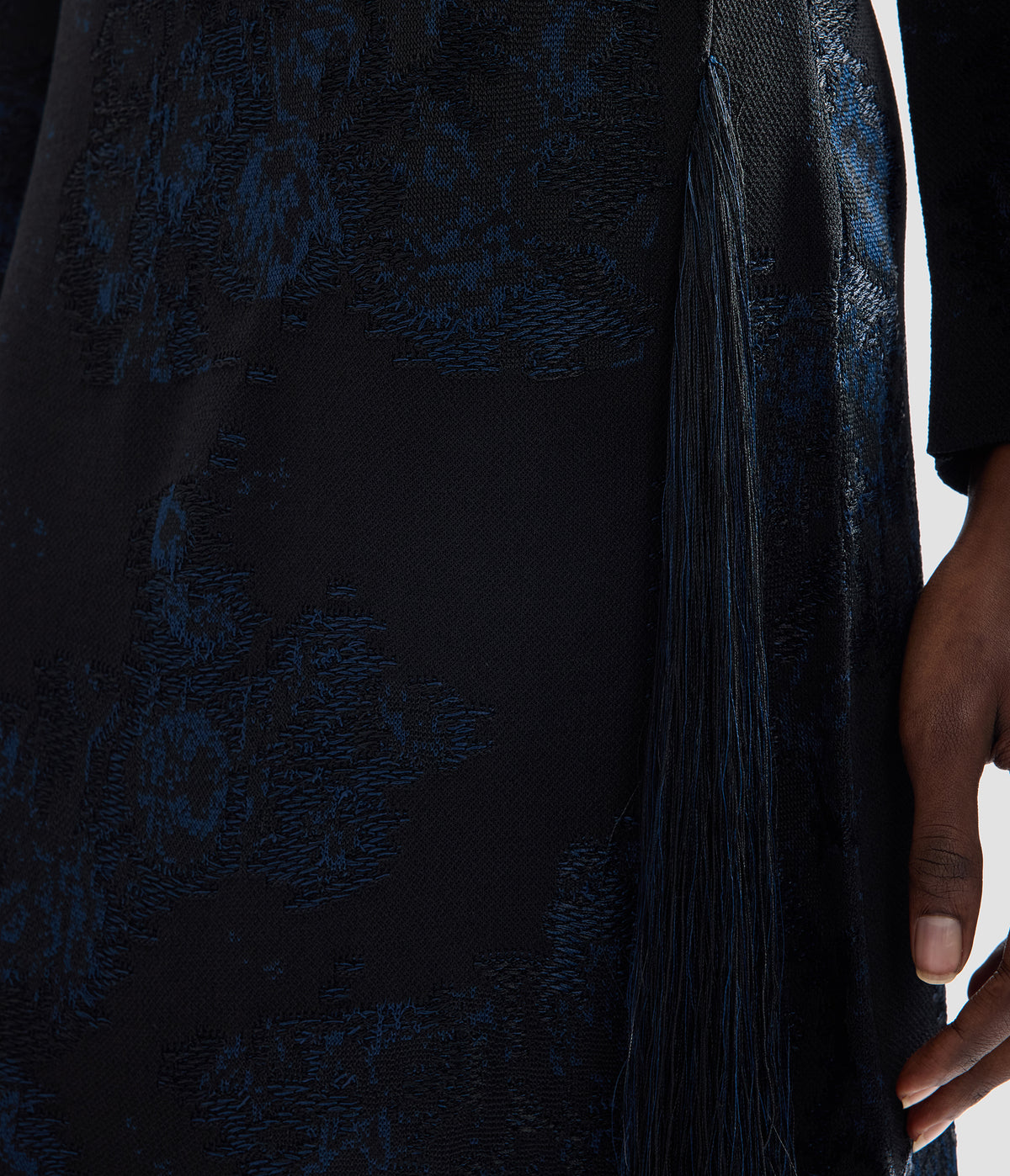 Knit Jacquard Midi Dress