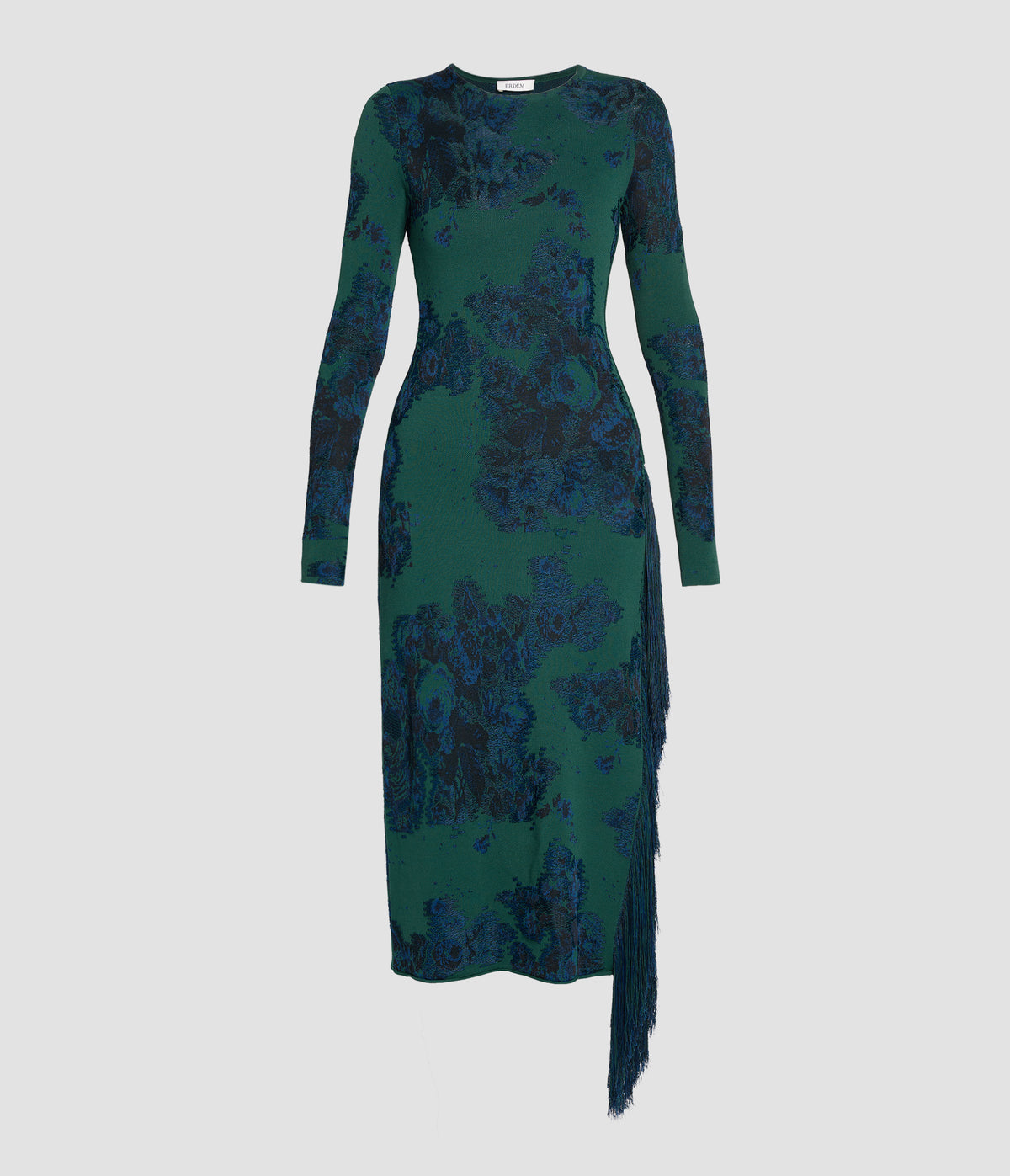 Knit Jacquard Midi Dress