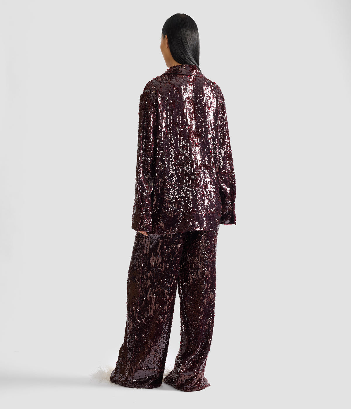Sequin Long Sleeve Shirt