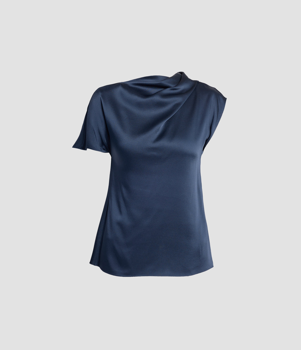 Satin Draped Top