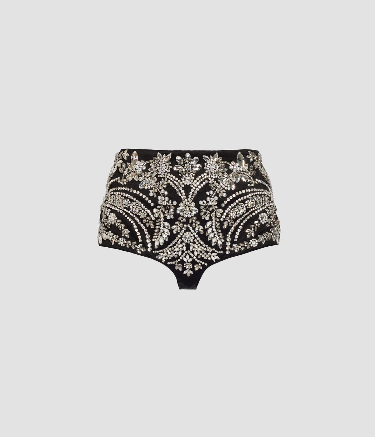 Embroidered Satin Pant