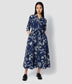 3/4 Sleeve Midi Length Shirt Dress