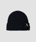 Navy Cashmere Knitted Beanie