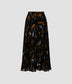 Pleated Midi Length Skirt