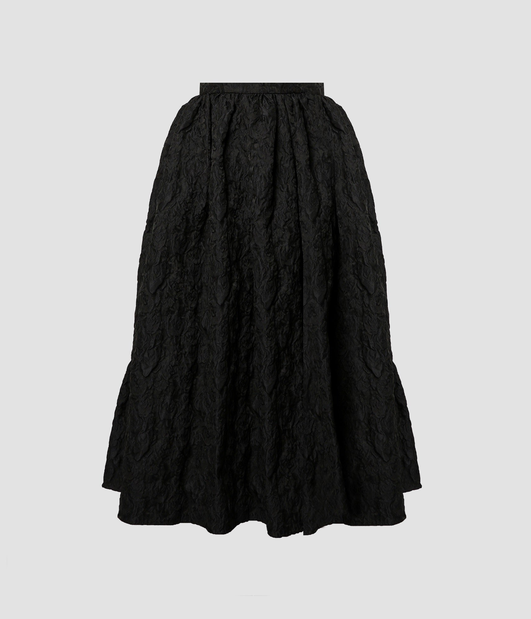 Long Length Volume Skirt With Flare | ERDEM® Official Store
