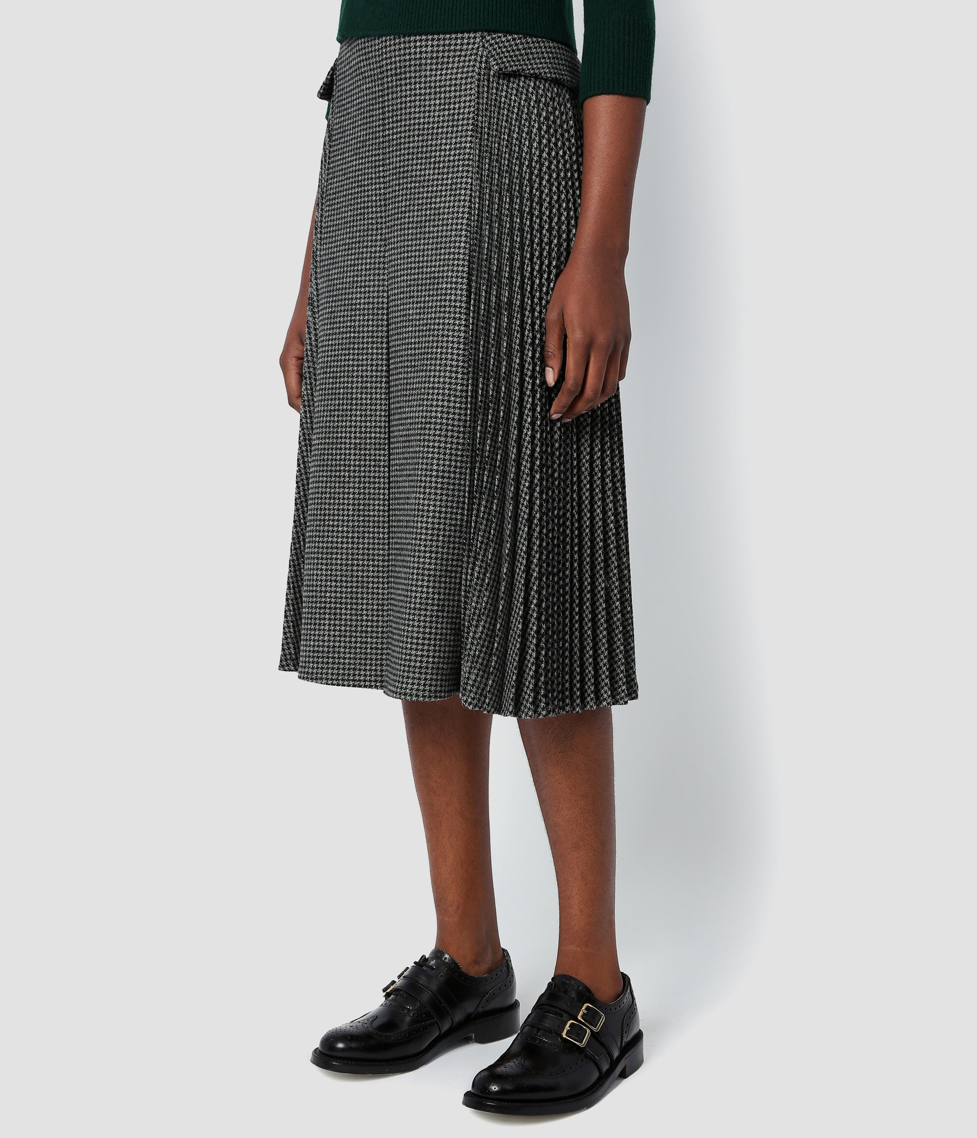 Fashion Casual Streetwear Pleated Skirt Women Winter Wool Short Skirts A- line Mini Jupe Femme Saia Kawaii School Skater Skirt Black @ Best Price  Online | Jumia Egypt
