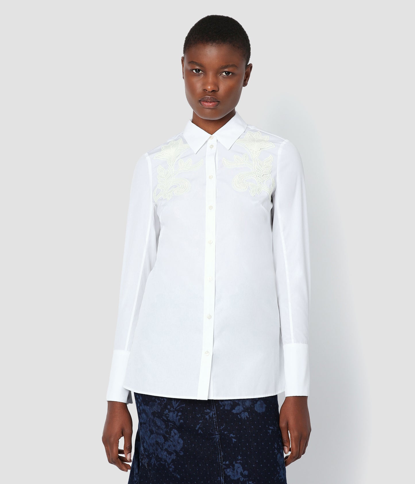 Classic Shirt With Elongated Cuff