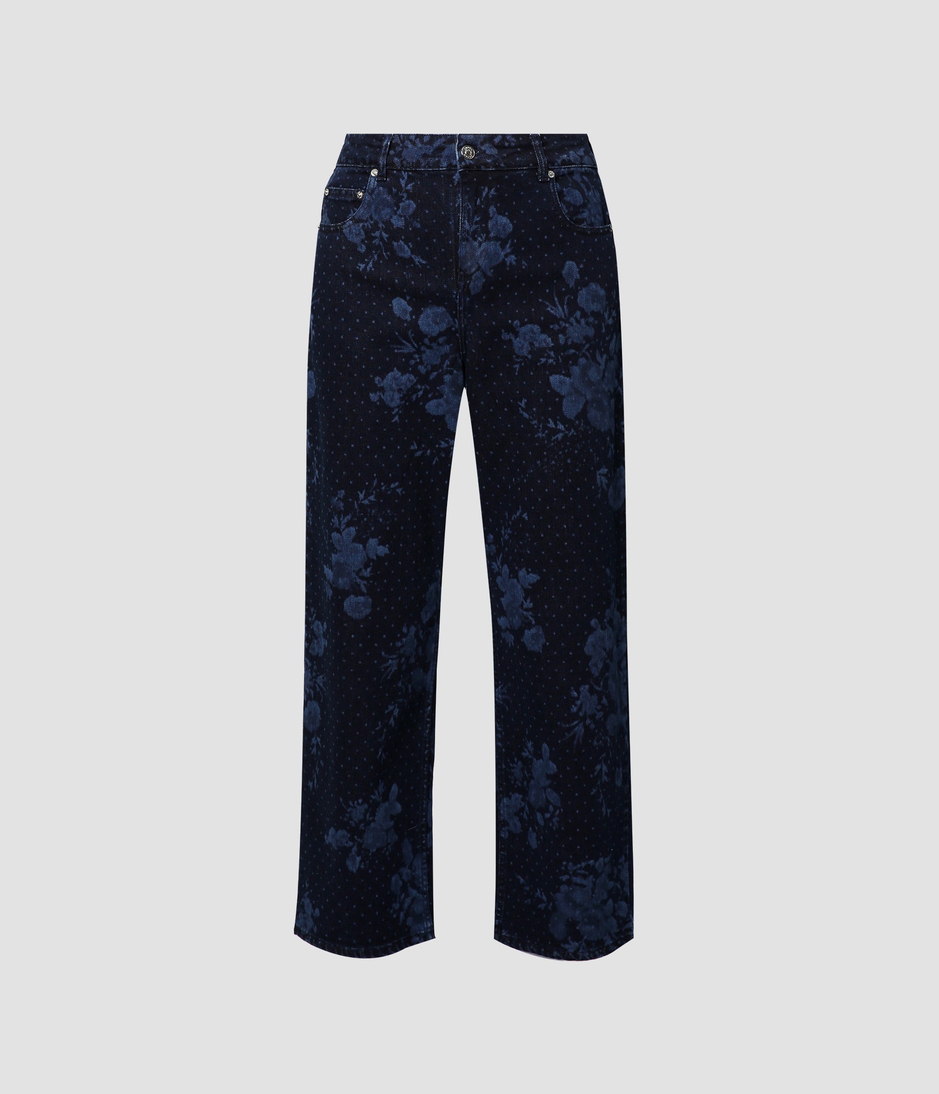 Straight Leg Denim Trouser