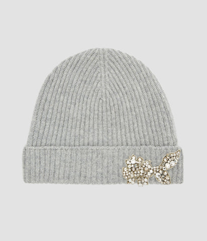 Embroidered Knitted Hat