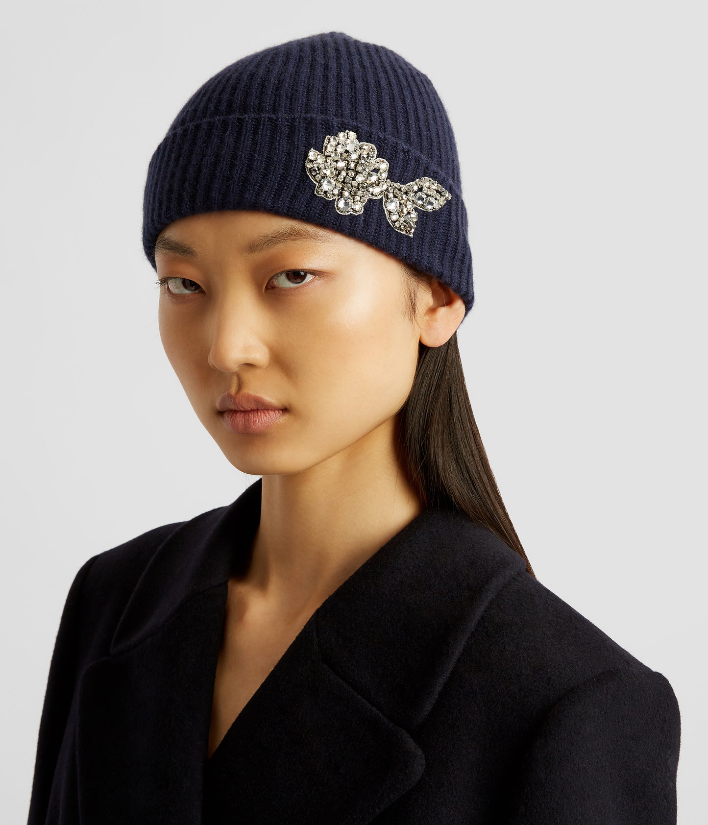 Embroidered Knitted Hat