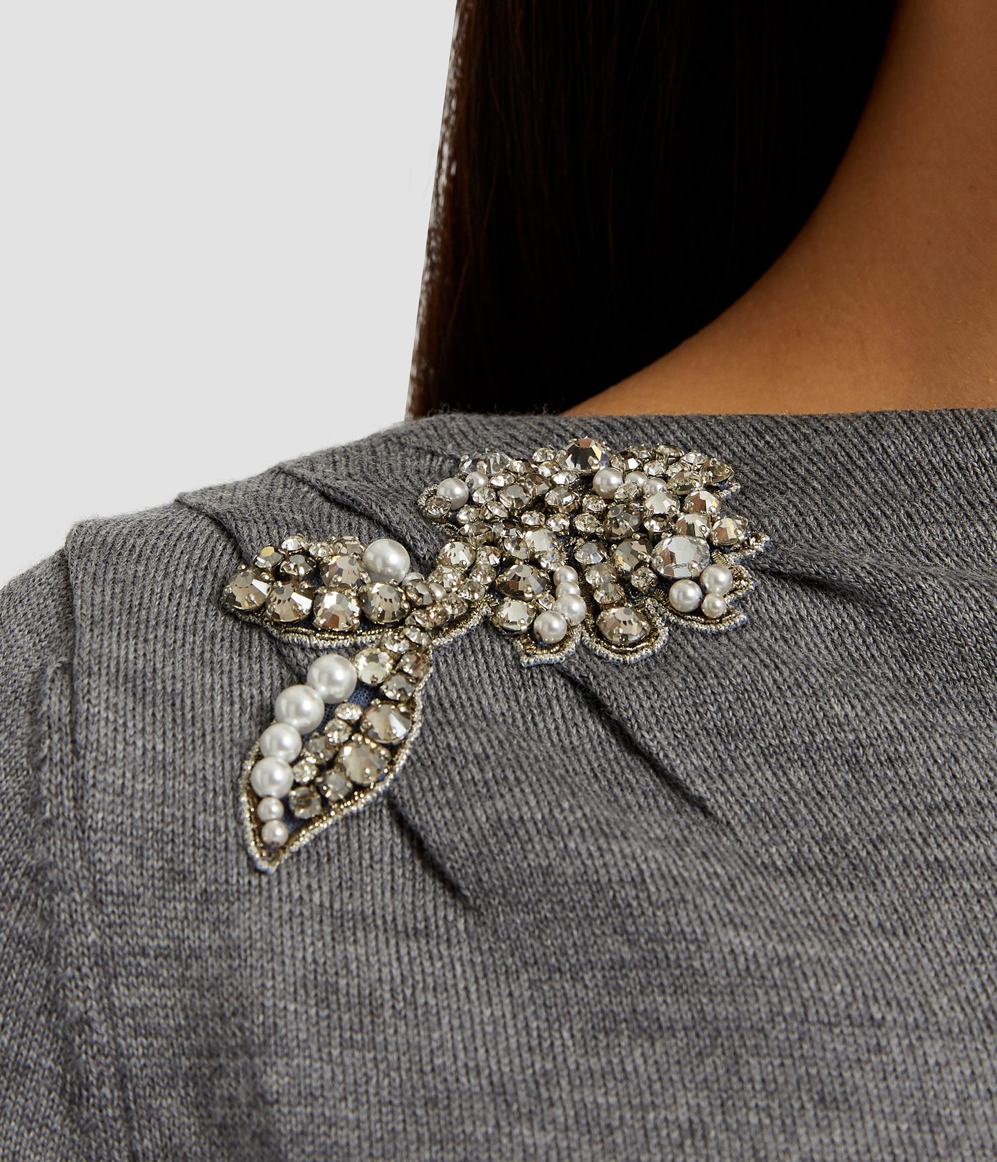 Drape Detail Knit Jumper