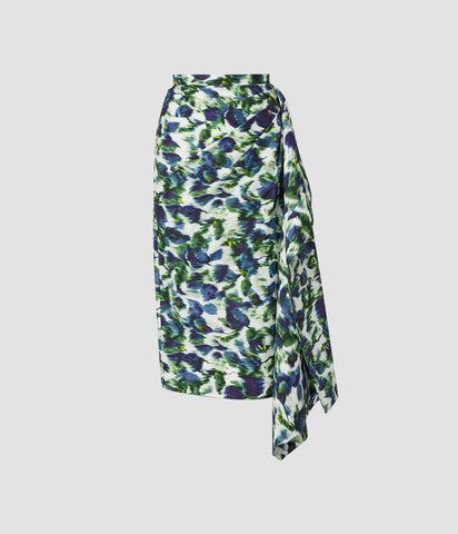 Pencil Skirt With Drape Detail