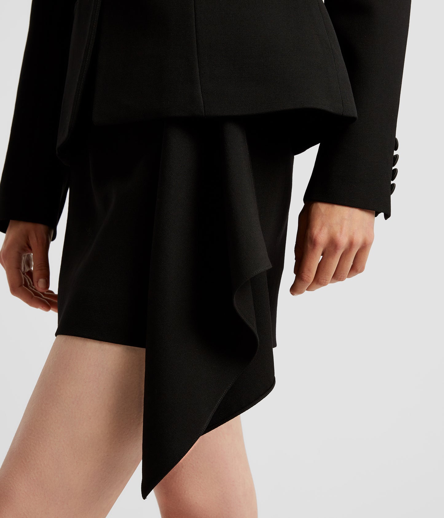Mini Skirt With Drape Detail