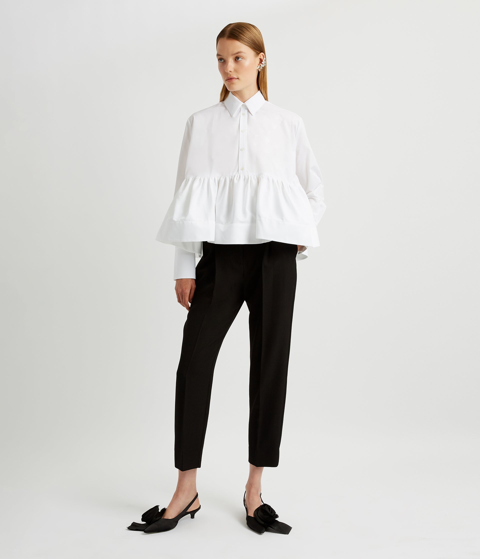 Blouse With Ruffle Detail