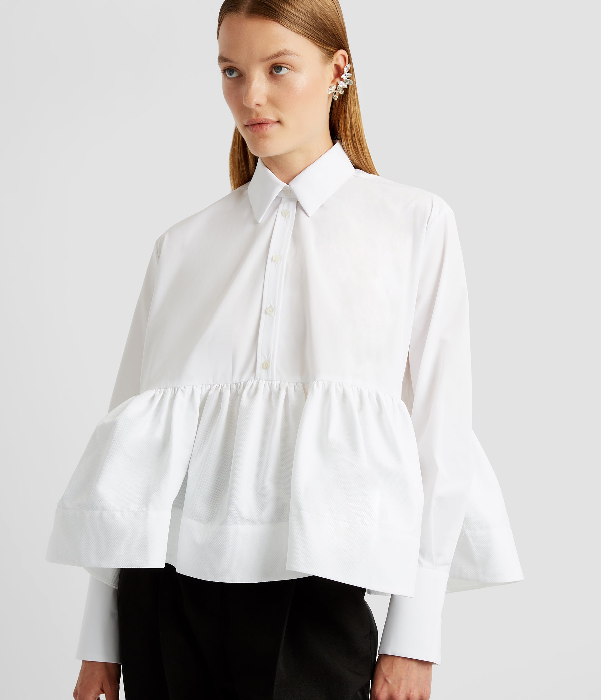 Blouse With Ruffle Detail