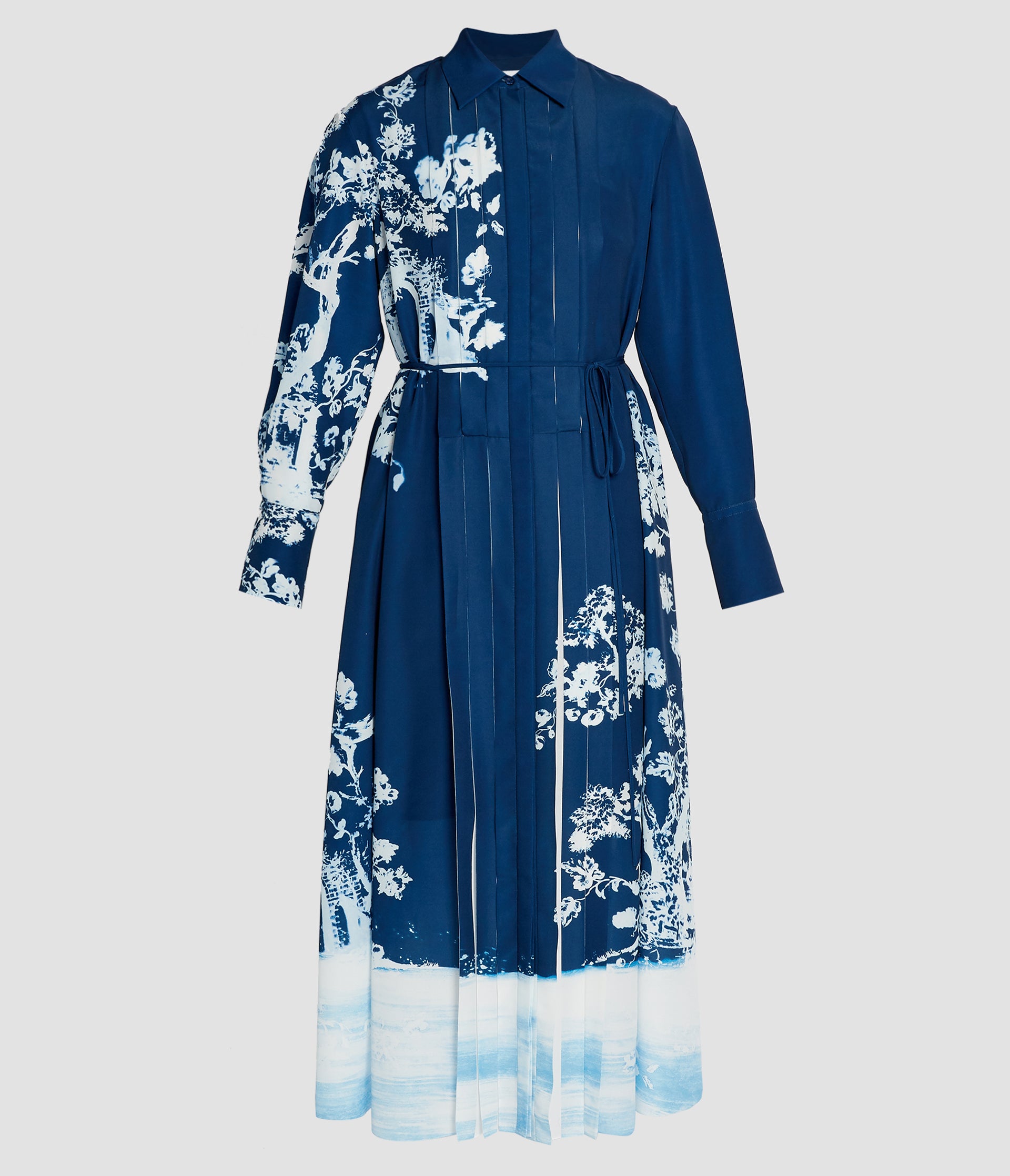 Long Sleeve Midi Shirt Dress