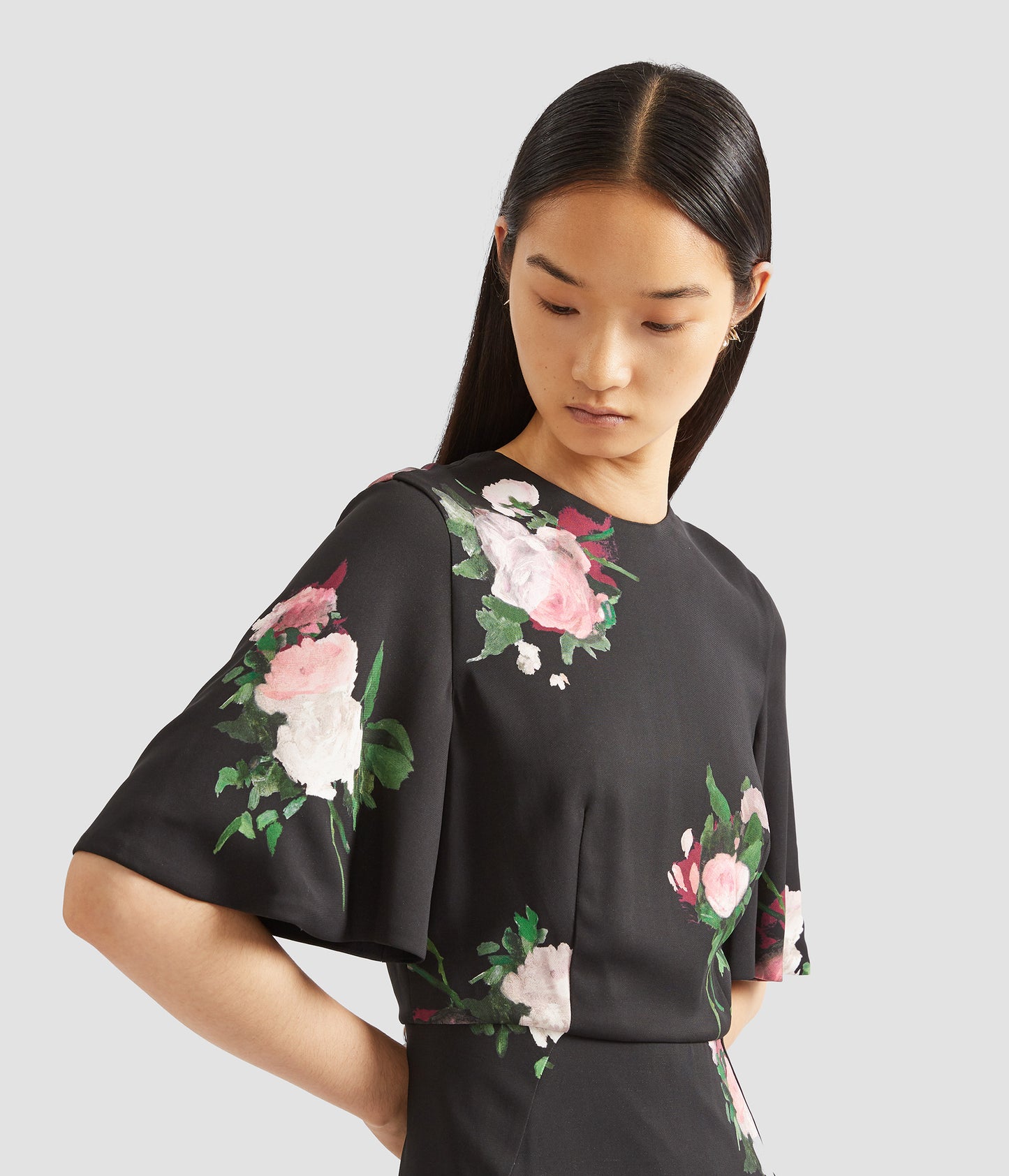 Short Sleeve Midi Dress