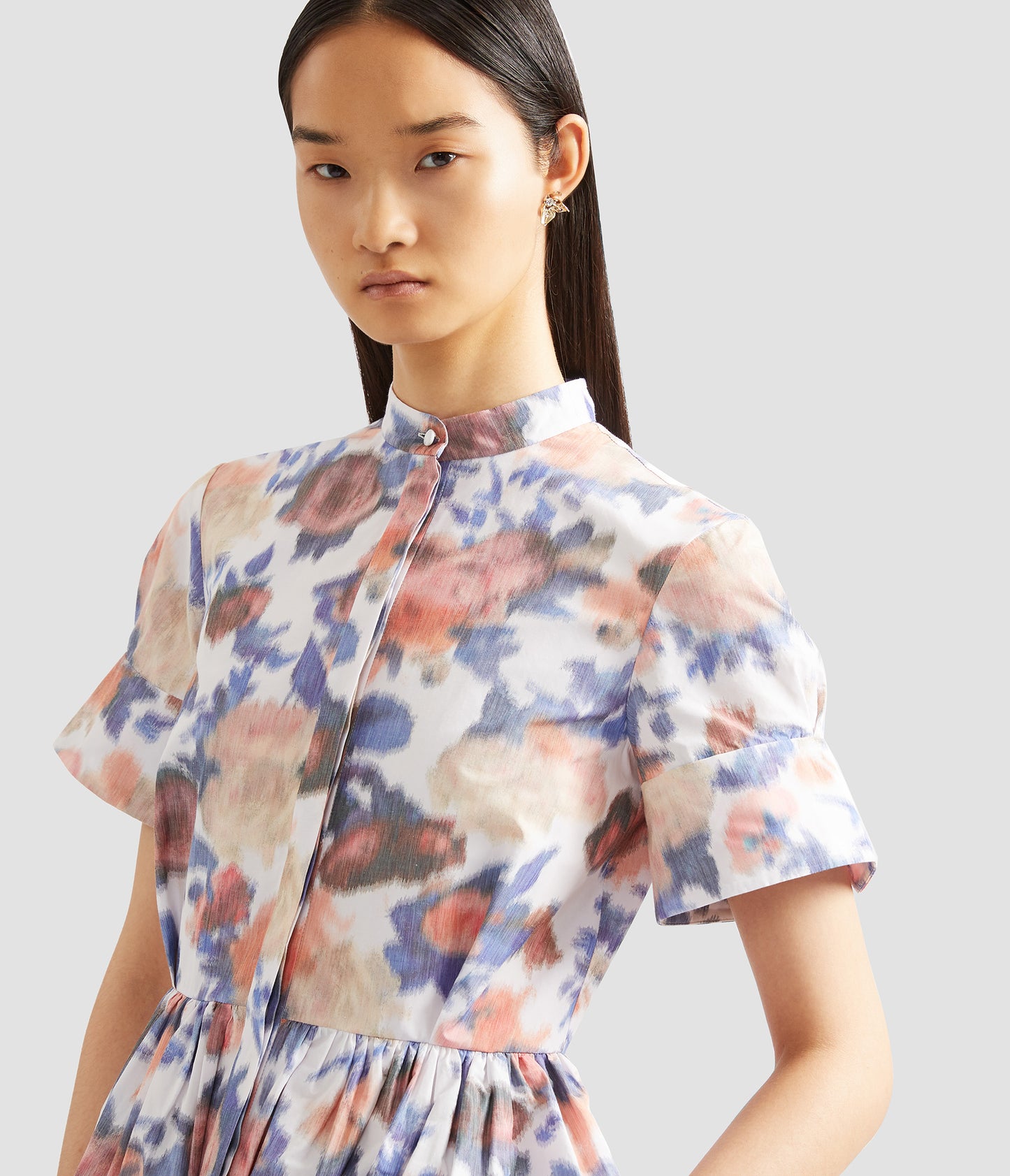 Short Sleeve Midi Dress
