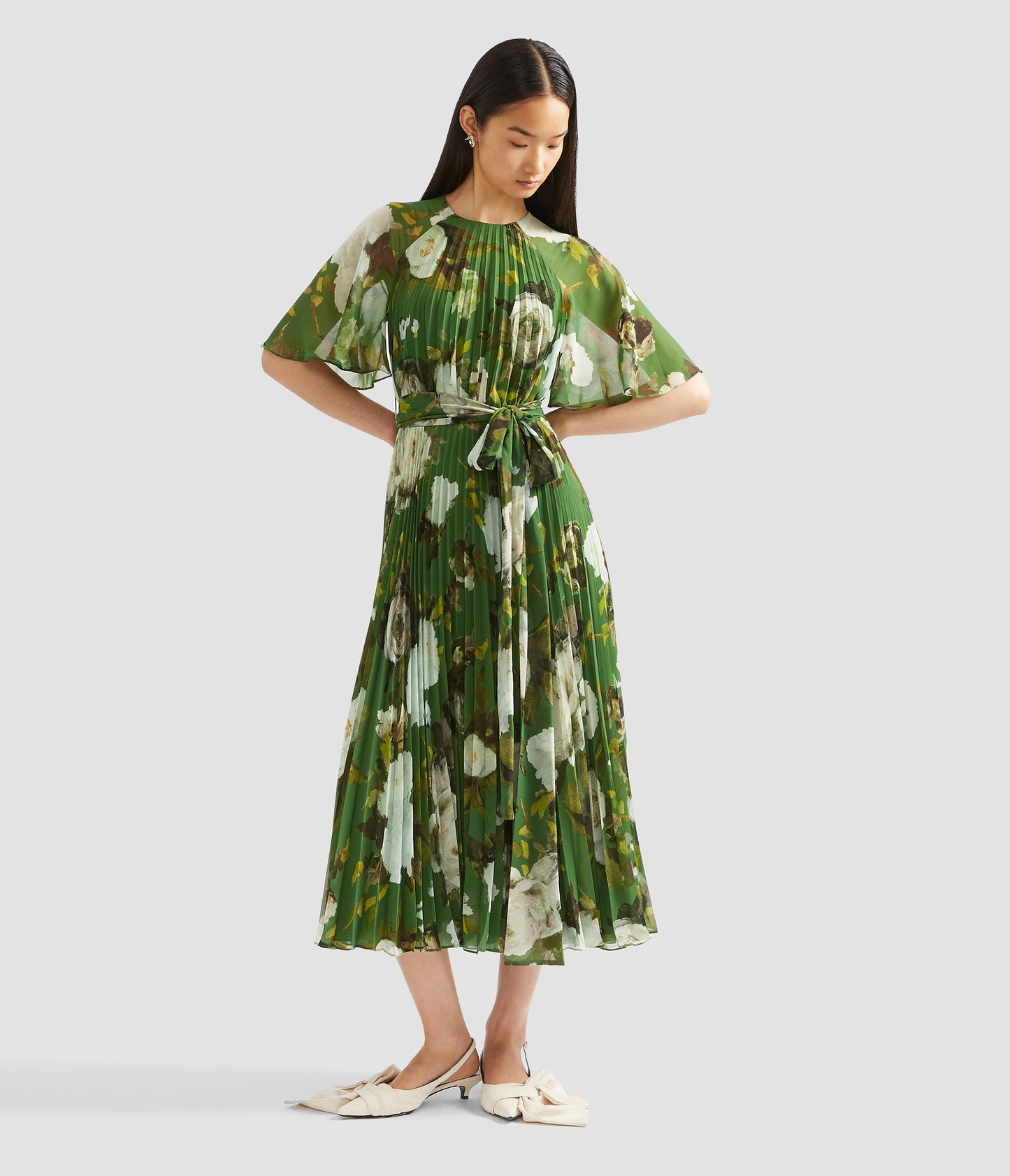Short Sleeve Midi Dress
