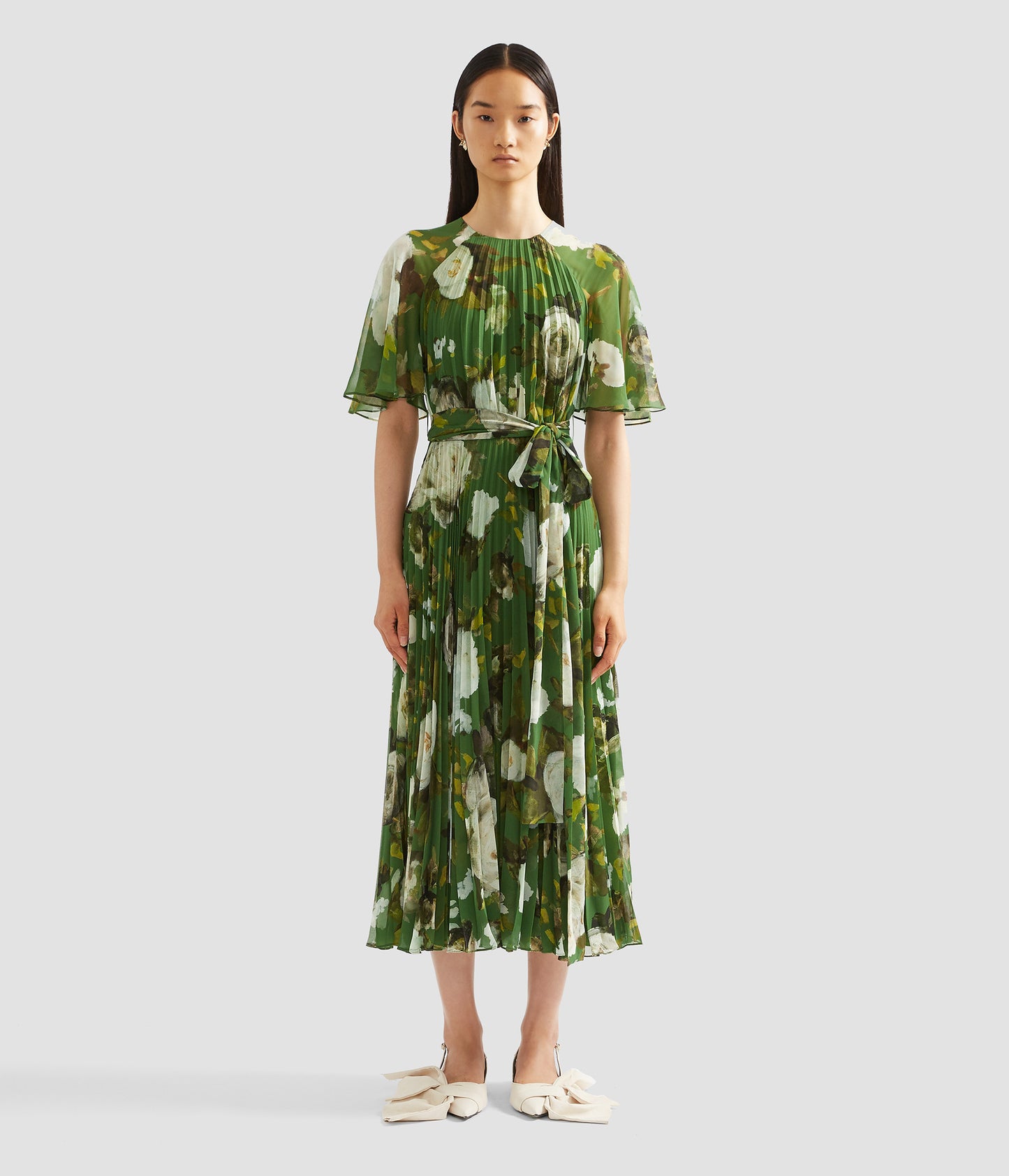 Short Sleeve Midi Dress