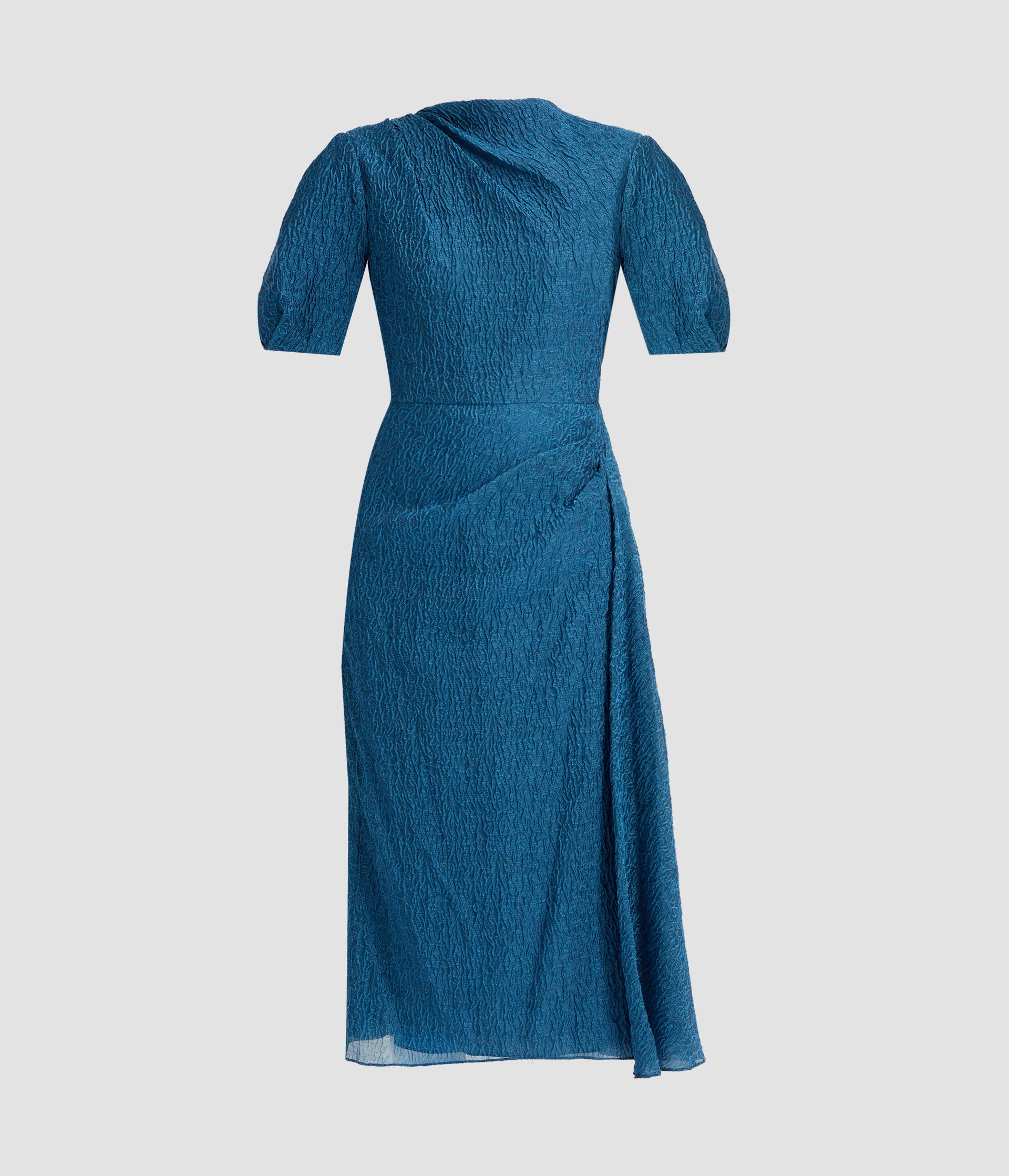 Organza Cloque Midi Dress