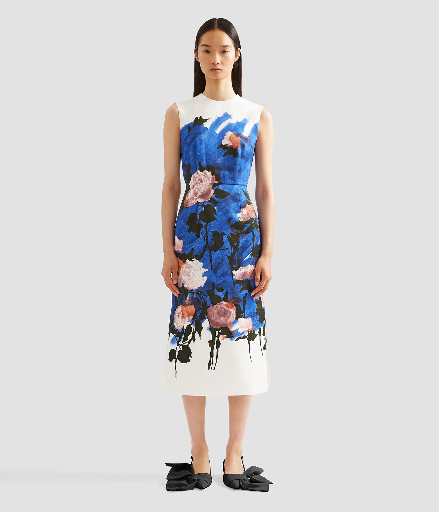 Sleeveless Pencil Midi Dress