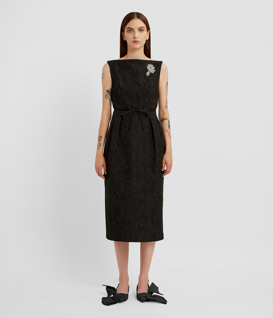 Sleeveless Pencil Midi Dress