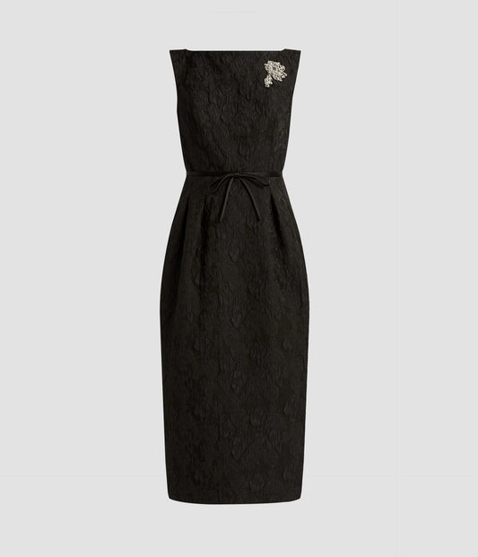Sleeveless Pencil Midi Dress