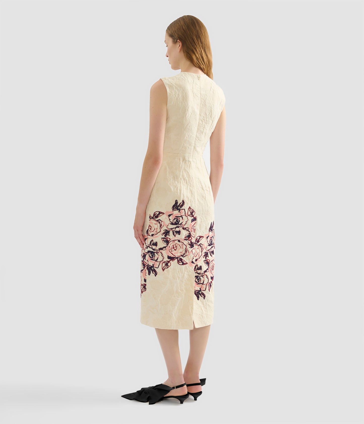 Sleeveless Pencil Midi Dress