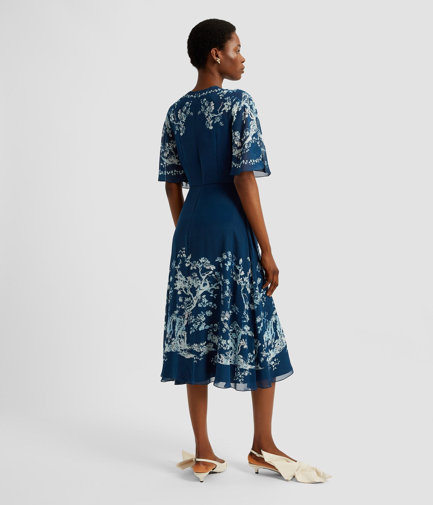 Short Sleeve Midi Dress
