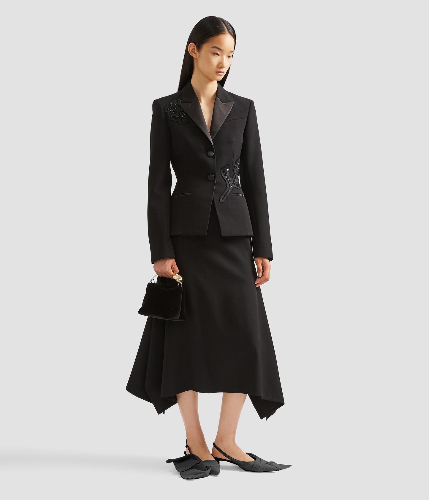Fitted Single Breasted Blazer