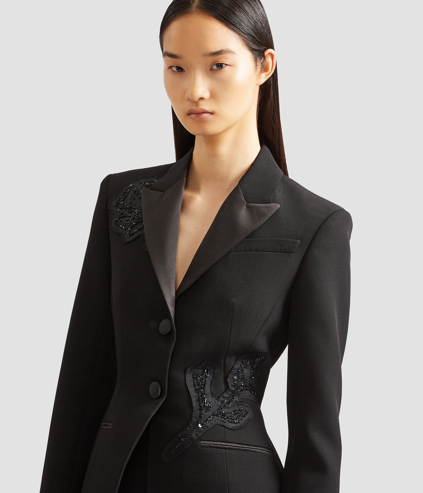 Fitted Single Breasted Blazer