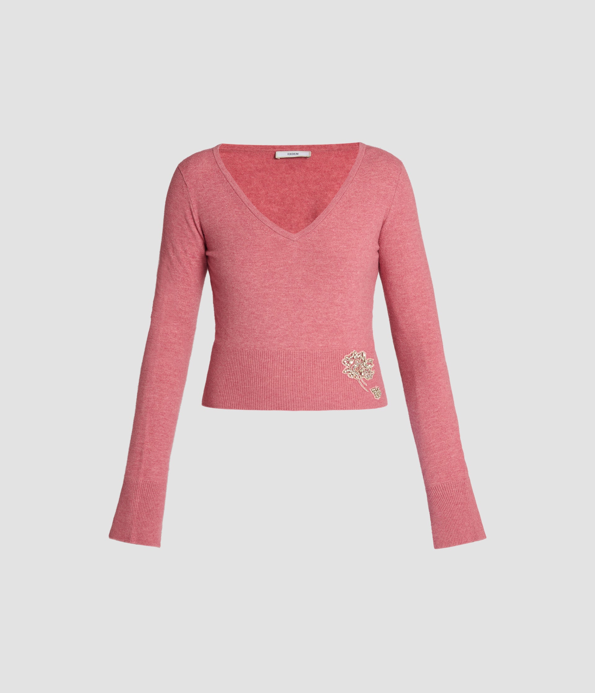 Embellished Cropped Jumper