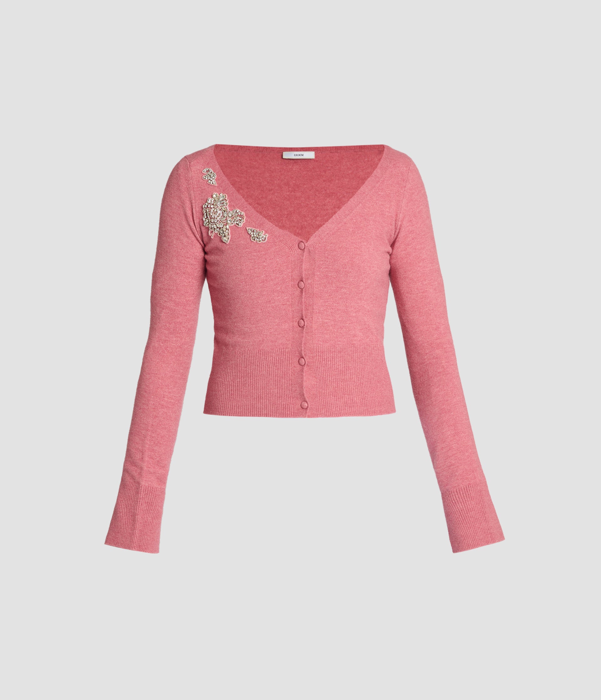 Embellished Cropped Cardigan