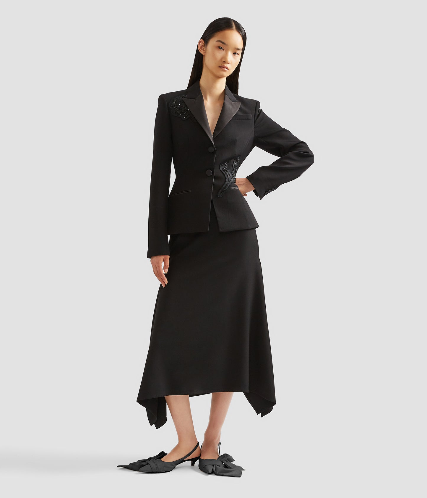 Pencil Midi Skirt
