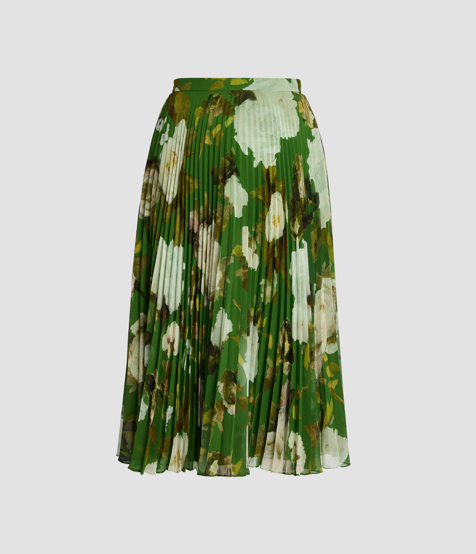 Pleated Midi Skirt