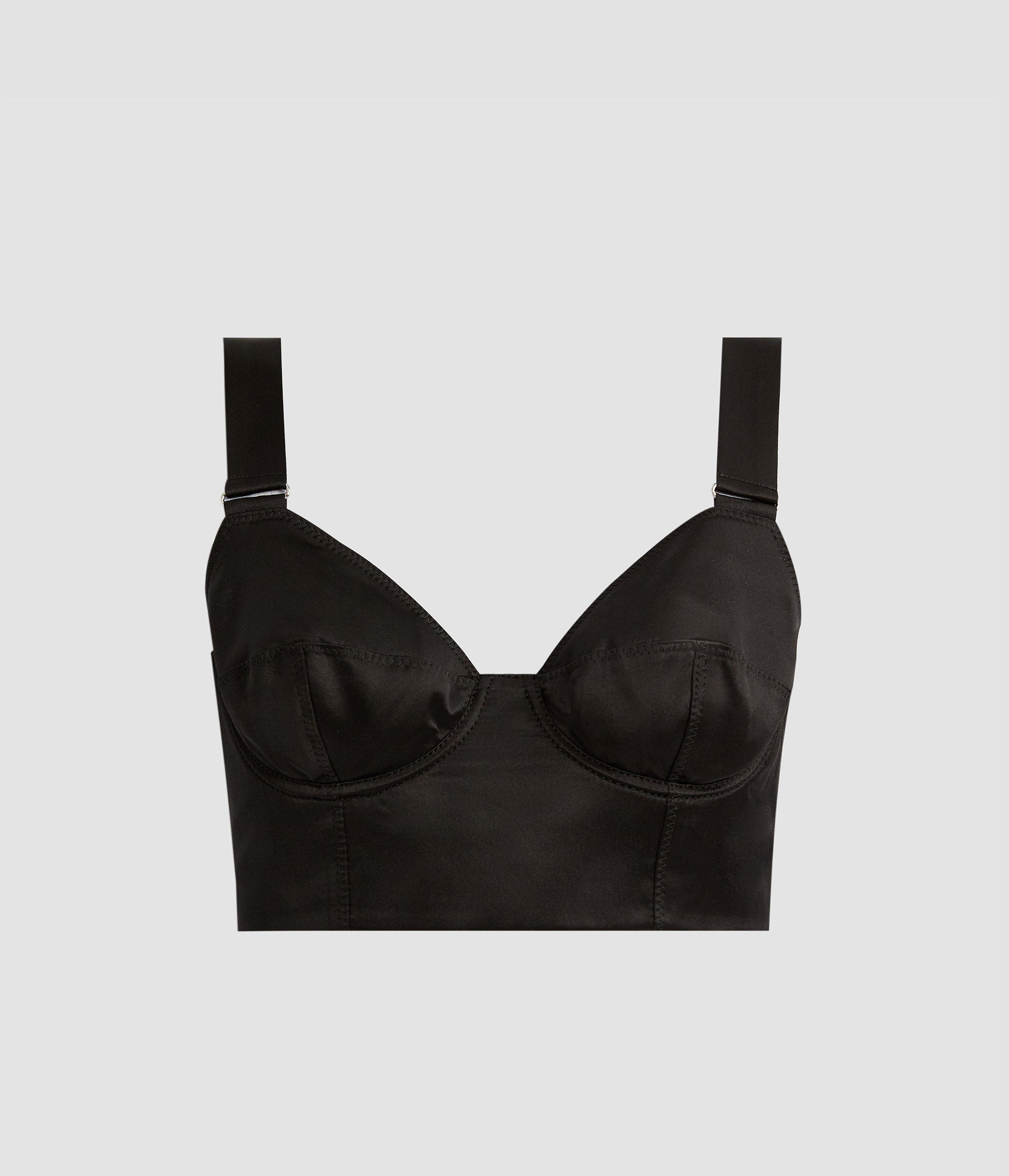 Crepe Back Satin Bralet