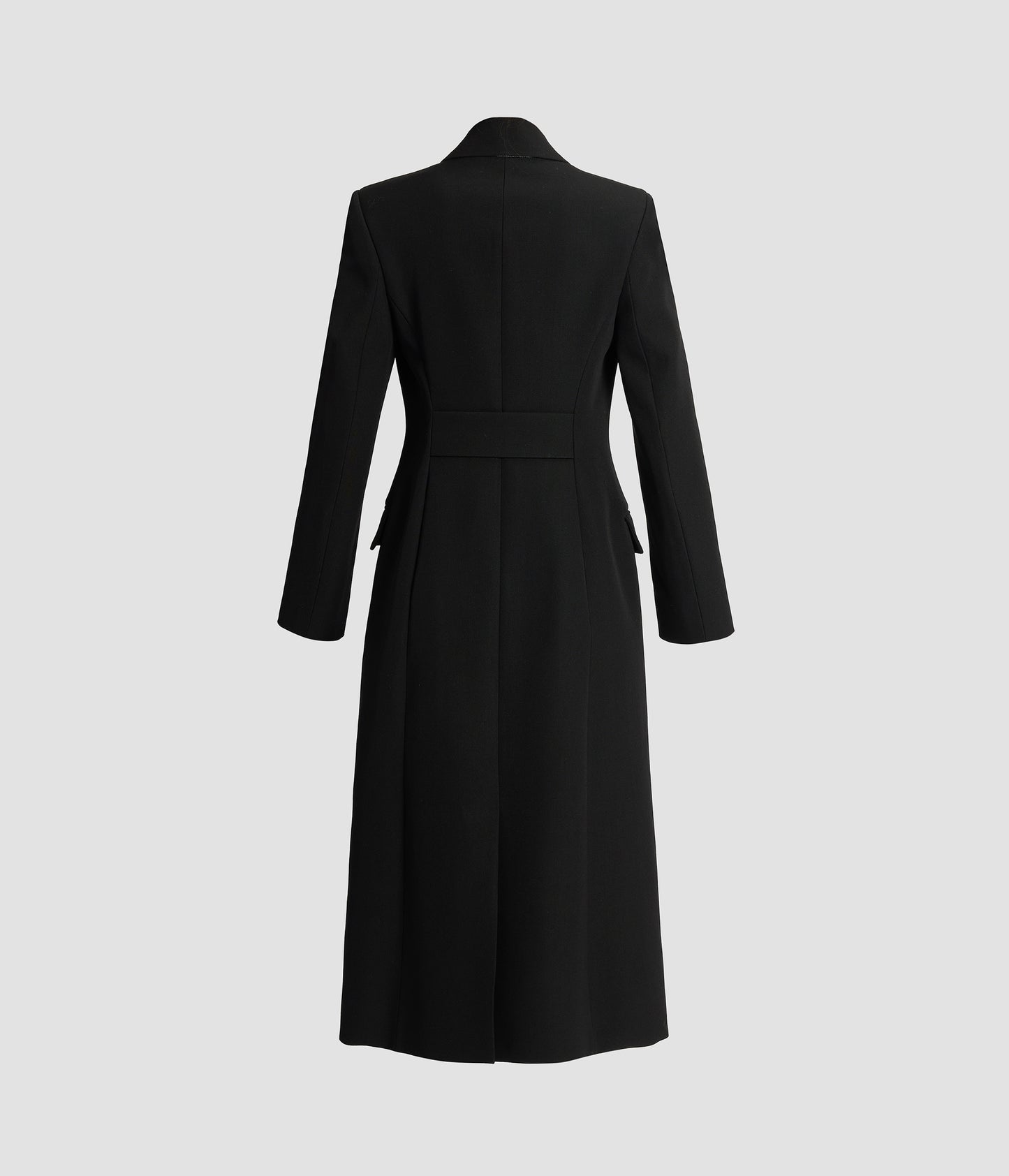 Embroidered Grain De Poudre Tailored Coat