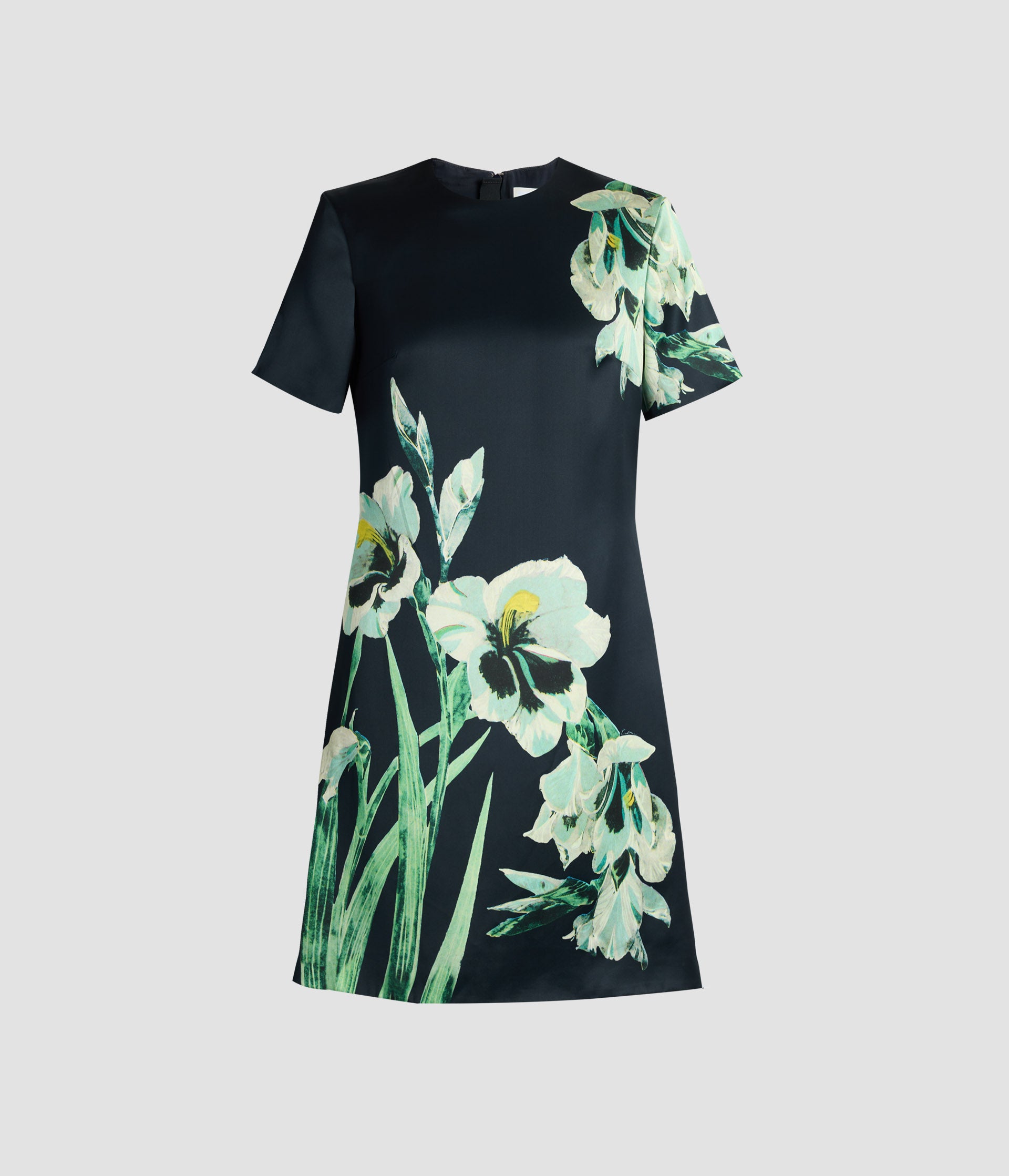 Floral Duchess Short Sleeve Mini Dress