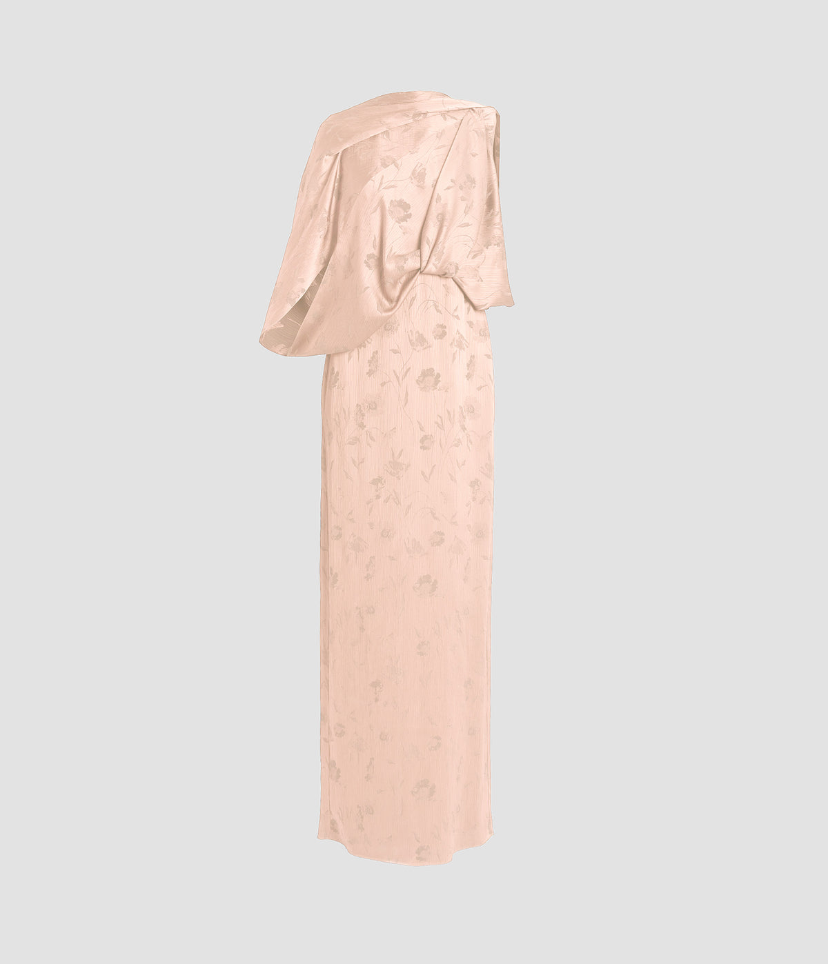 BGSIMSTU23SOF Silk Creponne Drape Gown