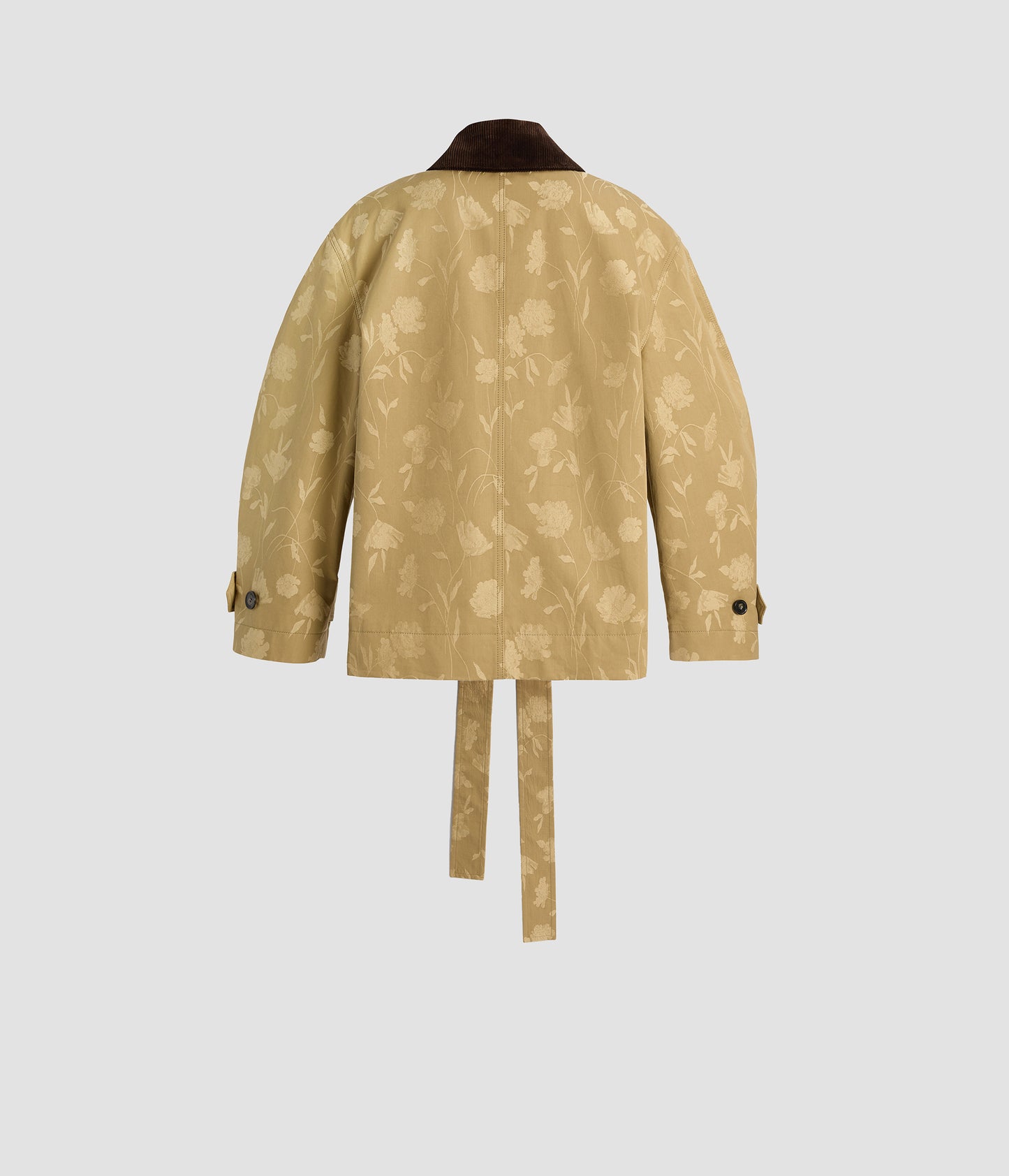 Poppy Cotton Jacquard Oversize Jacket