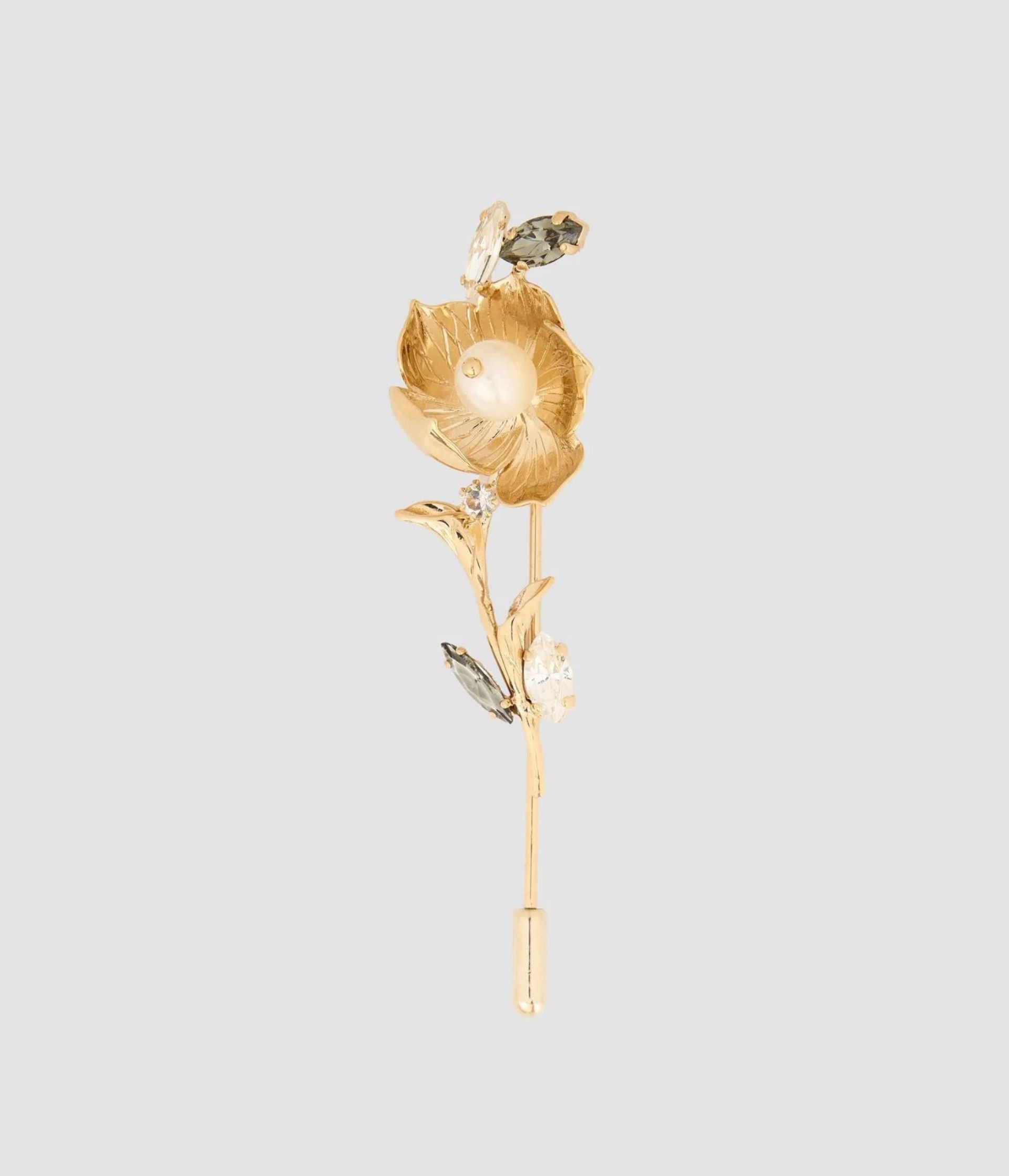 Floral Pearl Brooch